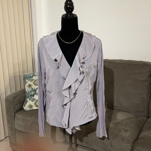 New York & Co Ruffle Cardigan